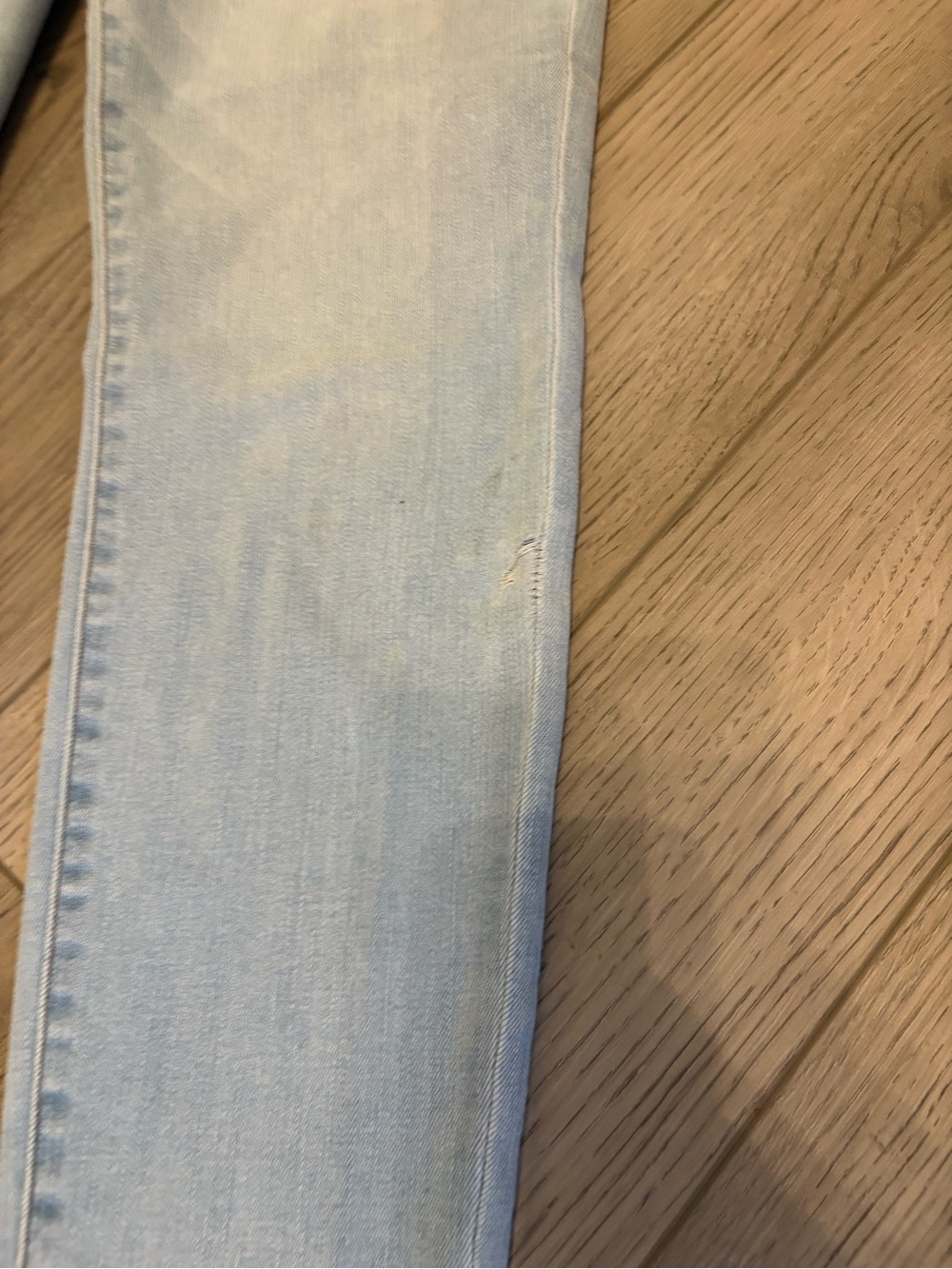 J. Crew Light Blue Mercantile High-Rise Skinny Jeans - Picture 2 of 4